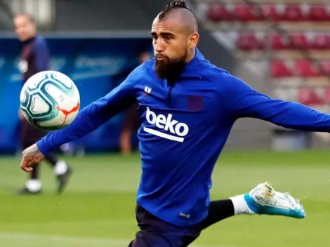 Vidal es duda en el once de Barcelona para enfrentar a Getafe