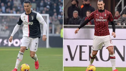 Zlatan Ibrahimovic y Cristiano Ronaldo chocan por las semifinales de la Coppa Italia