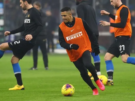 En vivo: Alexis ingresa en la derrota de Inter ante Napoli en la semi de Coppa Italia