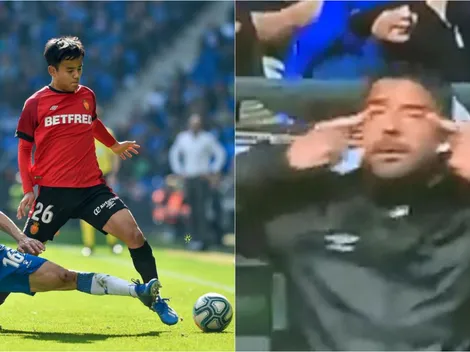 ¿Racismo? Polémica por gesto de PF del Mallorca en contra de Kubo