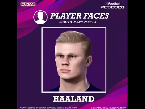 Haaland encabeza el nuevo DLC de eFootball PES 2020