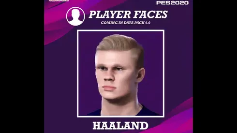 Haaland encabeza el nuevo DLC de eFootball PES 2020