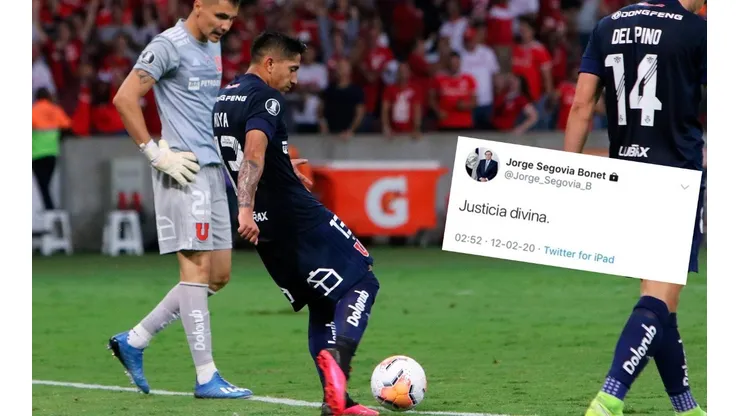 "Justicia Divina": el mensaje de Jorge Segovia tras eliminación de la U en Copa Libertadores