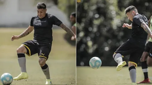 Christian Bravo apareció con dos goles en el amistoso de Peñarol ante La Mutual