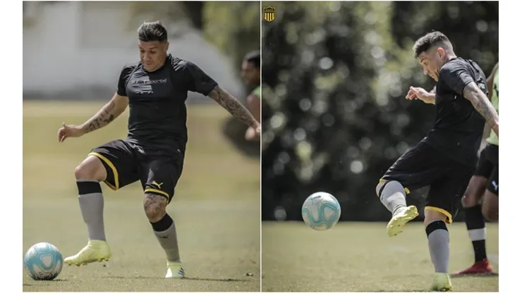 Christian Bravo apareció con dos goles en el amistoso de Peñarol ante La Mutual