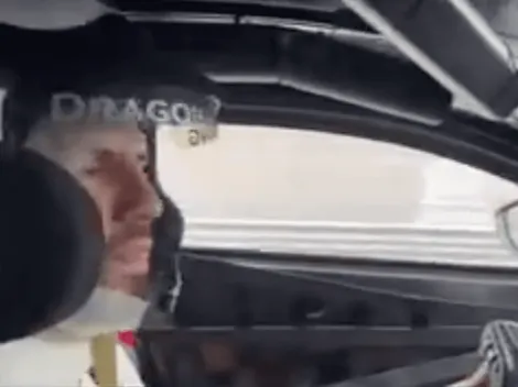 Kun Agüero se luce en Abu Dhabi como piloto de carreras