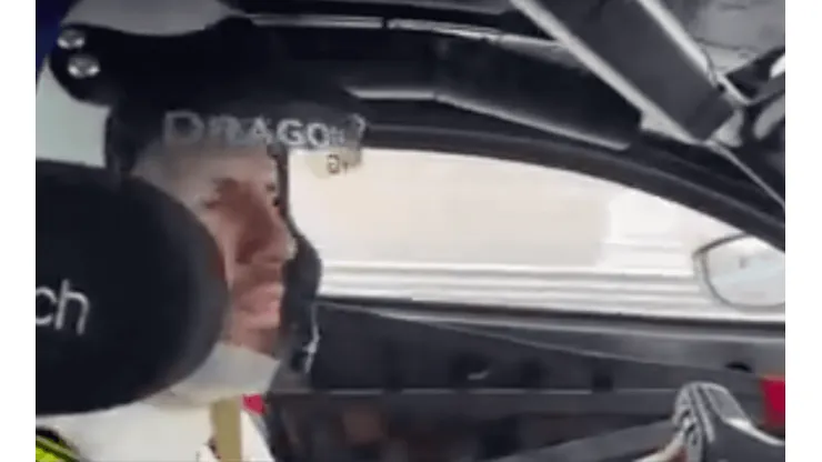 Kun Agüero se luce en Abu Dhabi como piloto de carreras
