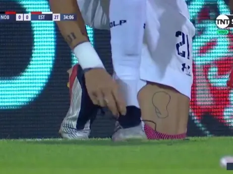 Arquero de Estudiantes revela tatuaje con recordada escena de Los Simpsons