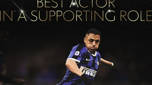 A lo Brad Pitt: Alexis Sánchez gana el Oscar del Inter por su actuación en el derby ante el AC Milan