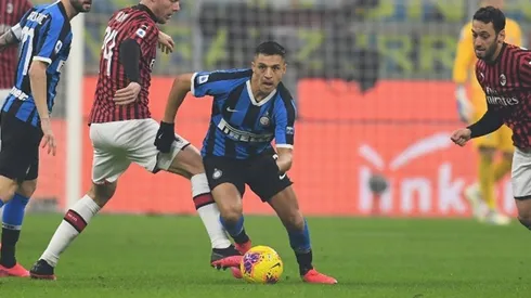Alexis Sánchez fue protagonista en la victoria de Inter sobre el Milan