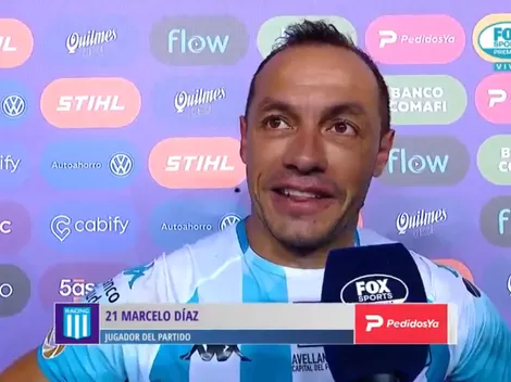 La emoción de Marcelo Díaz: "Jugamos con mucho coraje, huevo y pasión"