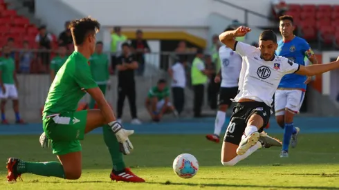 Blandi marcó su primer gol oficial en Colo Colo.