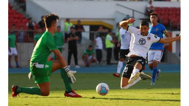 Blandi marcó su primer gol oficial en Colo Colo.