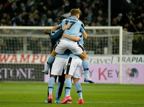 Lazio vence al Parma y queda a un punto de la Juve