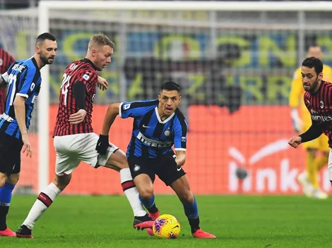 Alexis se despacha una asistencia en la remontada de Inter ante el Milan