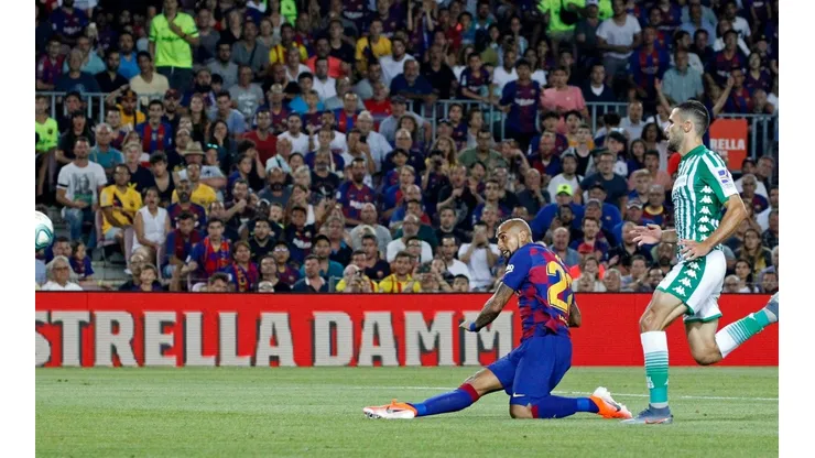 Vidal marcó en su ultimo duelo ante el Betis.