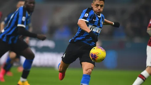 El chileno fue protagonista en el derby de Milán.