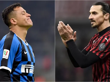 Sin Sánchez, pero con Ibrahimovic: los once de Inter y Milan para el clásico