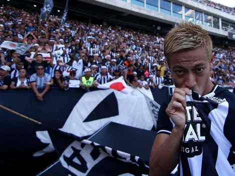 Keisuke Honda desata la locura en Botafogo y lo reciben 30 mil hinchas