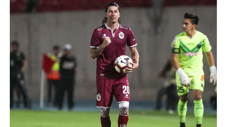 Jaime Valdés en su estreno con la camiseta de La Serena