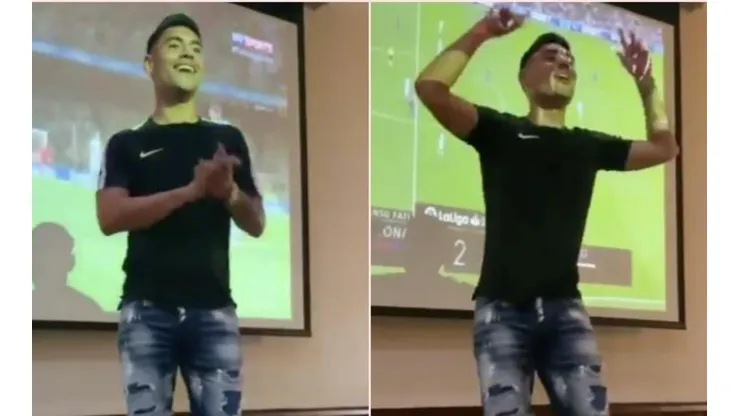 Felipe Mora se luce cantando Amar Azul