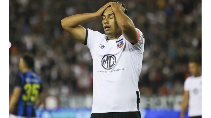 Morales será baja en Colo Colo por dos semanas.