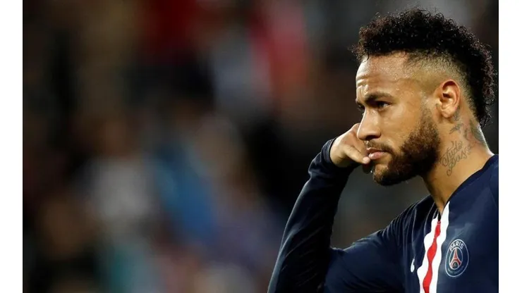 Neymar celebra un gol en el PSG
