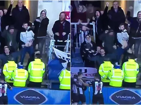 Viral: Hincha se baja los pantalones, saca la guarifaifa y hace el helicóptero en la FA Cup