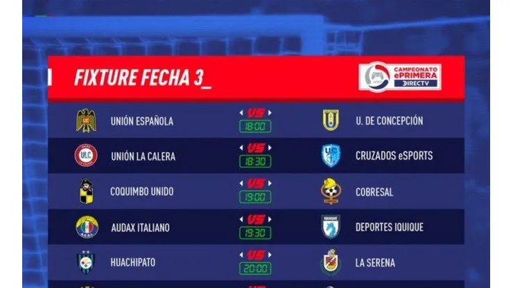 ePrimera: Revelados los encuentros de la segunda semana de competencia