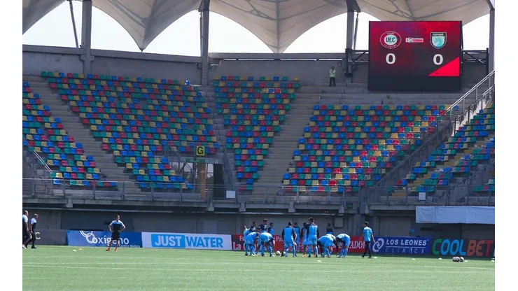Estadio Bicentenario La Florida el día del encuentro entre La Calera y Deportes Iquique