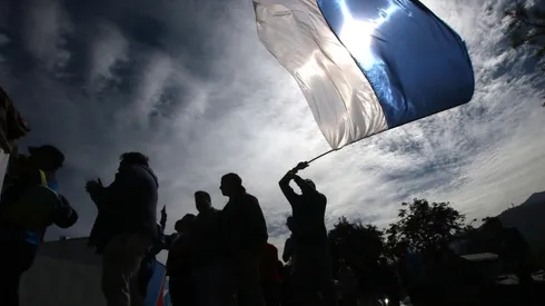 San Carlos de Apoquindo fue escenario de violentas manifestaciones el domingo