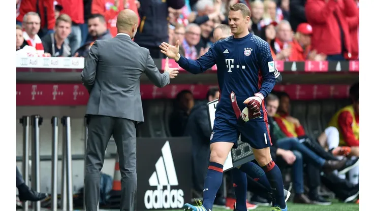 Guardiola y Neuer en la época dorada del Bayern