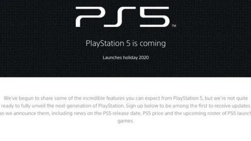 Es liberada la página web oficial de PlayStation 5