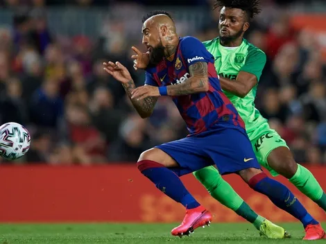 Vidal entrena solo para llegar al duelo clave por Copa del Rey este jueves