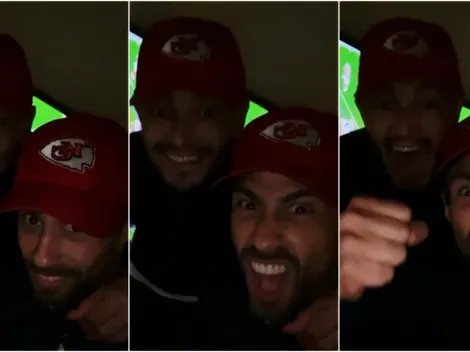 Video: Jorge Valdivia celebra como loco en el Super Bowl