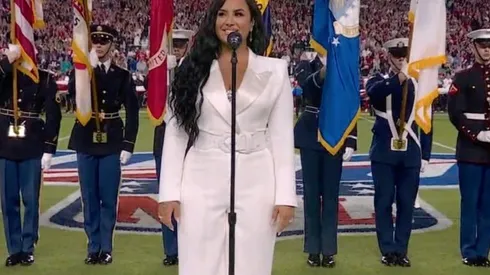 Así fue la participación de Demi Lovato en el Super Bowl LIV
