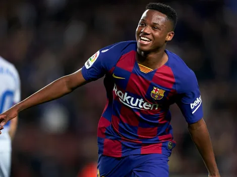 Ansu Fati le dio el triunfo al Barcelona en dos minutos