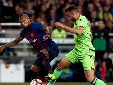 Ver EN VIVO Barcelona de Arturo Vidal vs Levante por la jornada 22 de la liga española