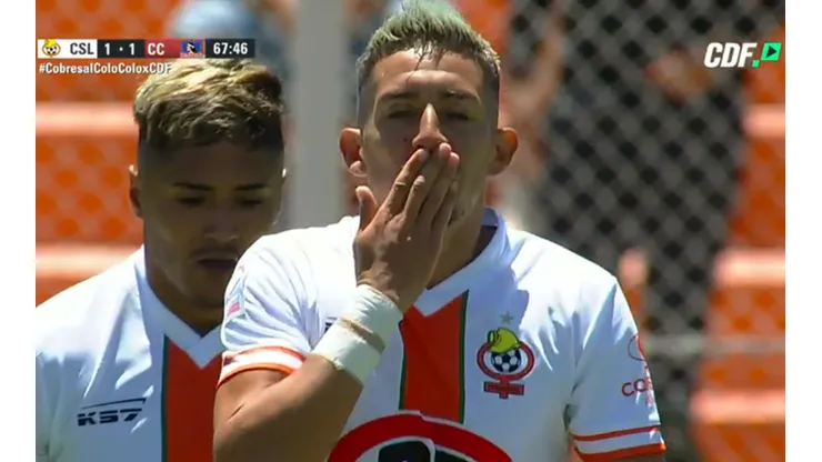 Reynero marcó los dos goles de Cobresal