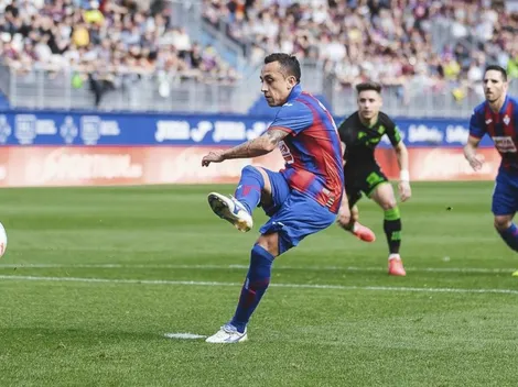 Fabián Orellana marca de penal el empate entre el Eibar y el Betis
