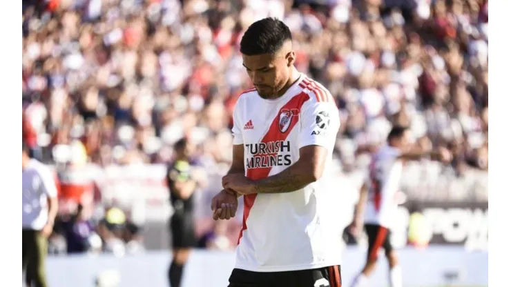 Paulo Díaz se fue expulsado