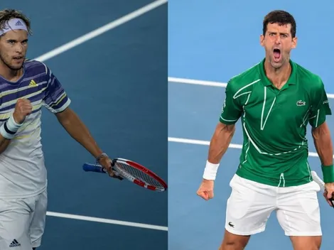 Ver EN VIVO a Dominic Thiem vs Novak Djokovic por la final del Abierto de Australia