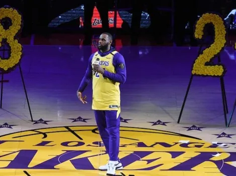 El emotivo discurso de LeBron en homenaje de los Lakers a Kobe