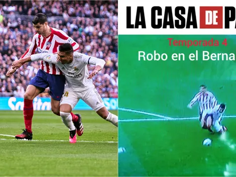 Leyenda del Aleti ironiza con penal no cobrado en el derbi y se acuerda de la Casa de Papel