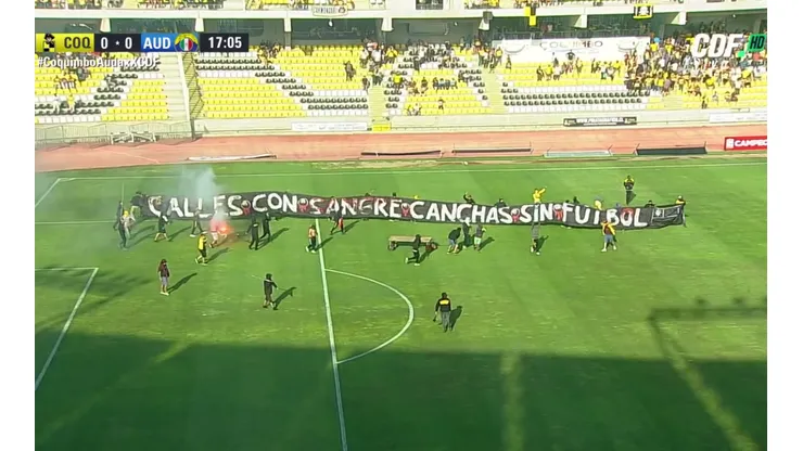 Está suspendido el partido entre Coquimbo y Audax.