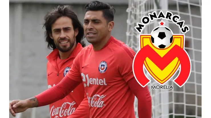Jorge Valdivia y Gonzalo Jara fueron compañeros en la selección chilena y hoy lo serán en Morelia