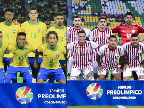 Ver EN VIVO Brasil vs Paraguay por el cierre del grupo B del Preolímpico Sub 23