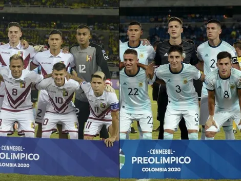Ver EN VIVO Venezuela vs Argentina por el cierre del grupo A del Preolímpico Sub 23