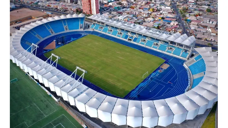 El Tierra de Campeones desde el cielo.