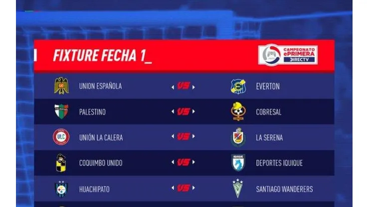 ePrimera revela el fixture de la jornada inaugural del certamen